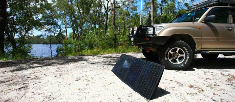 Projecta 120W Watt Portable Folding Solar Panel Battery Charger Caravan Spm120K