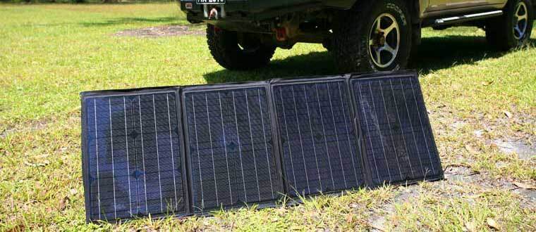 Projecta 120W Watt Portable Folding Solar Panel Battery Charger Caravan Spm120K