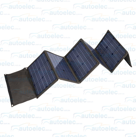 Projecta 80W Watt Portable Folding Solar Panel Kit 4wd Camping Hunting Spm80K