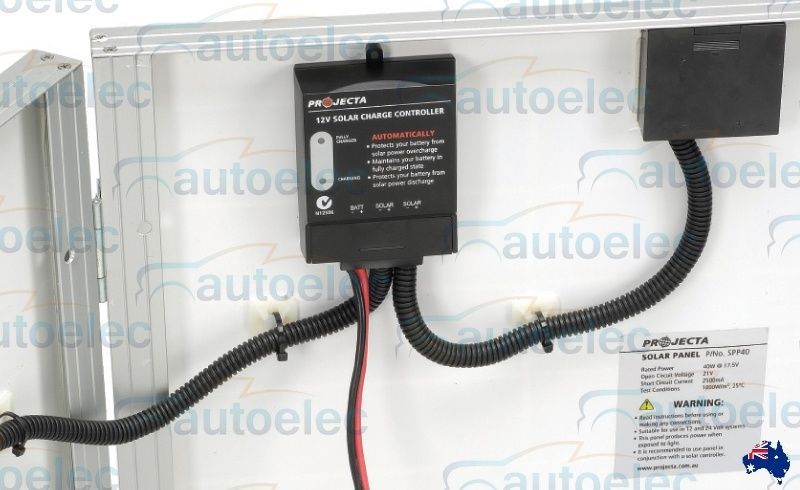 Projecta 12V 120W Folding Solar Panel Battery Charger Kit