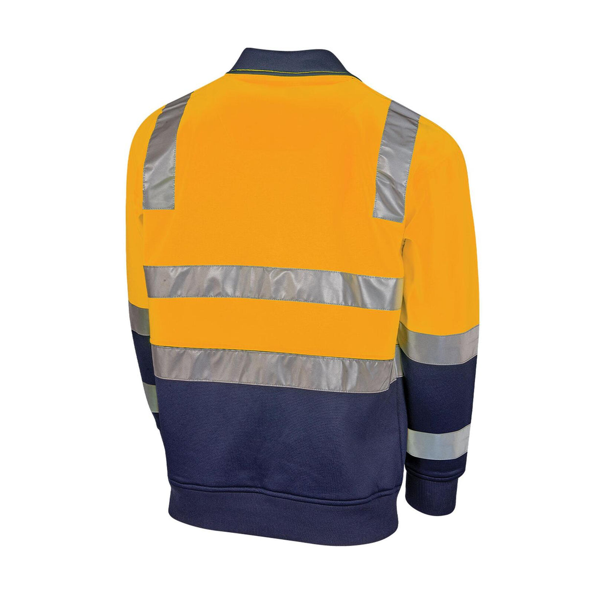 TRU Workwear 1/4 Zip Fleece Jumper with Reflective Tape