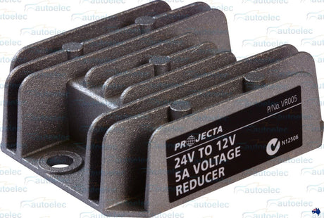 Projecta 5A 24V to 12V Waterproof Voltage Reducer