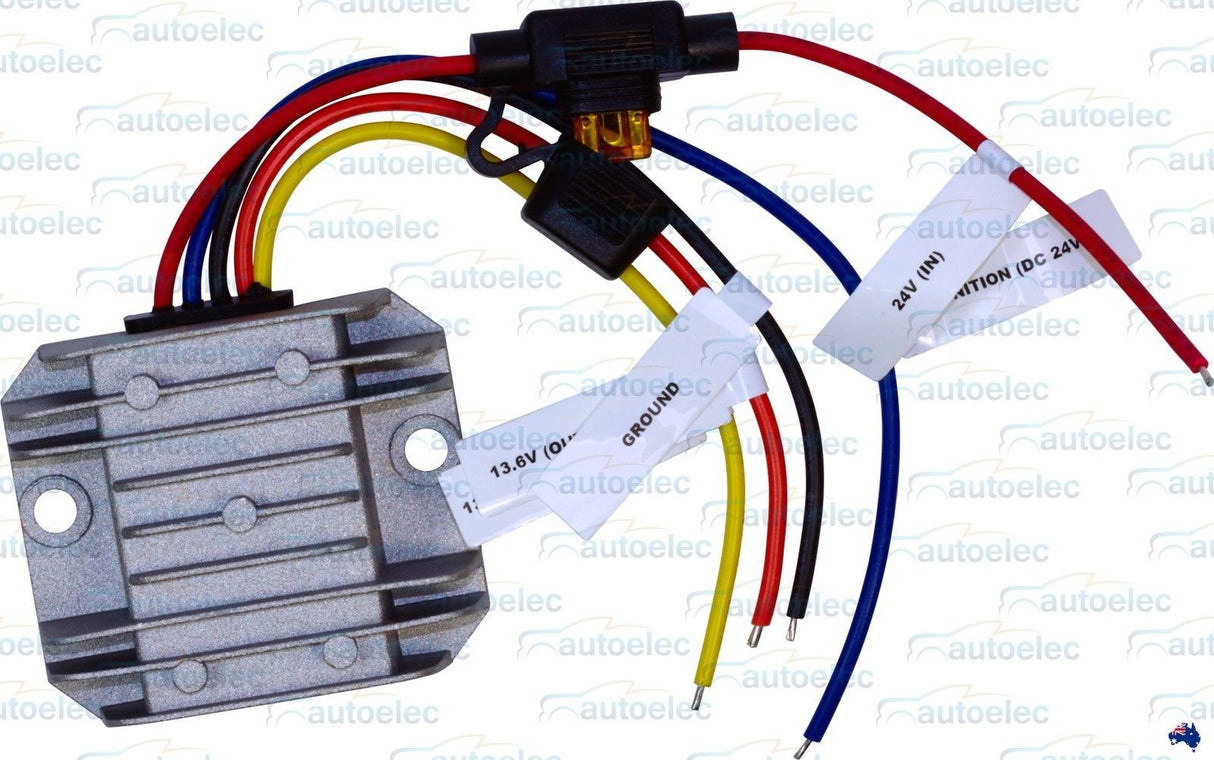 Projecta 5A 24V to 12V Waterproof Voltage Reducer