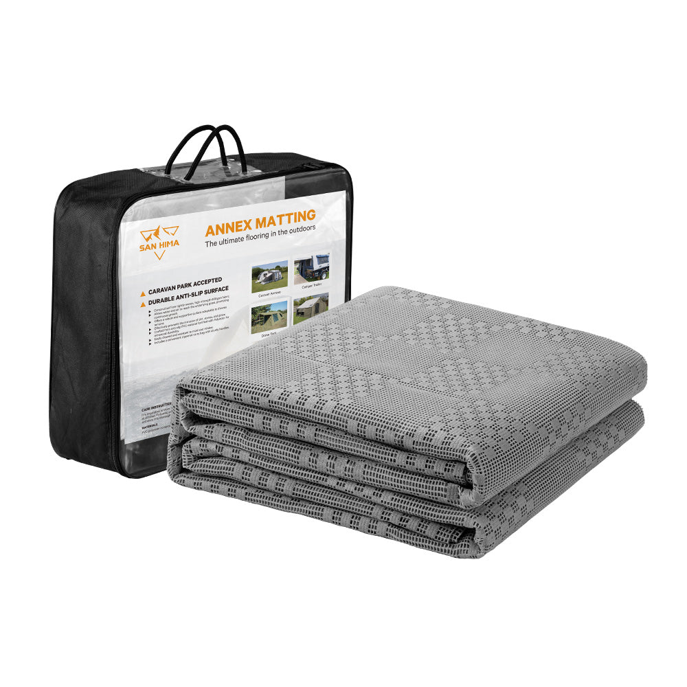 San Hima 4M X 2.5M Annex Matting Floor Mats Mesh Caravan Park Camping Picnic