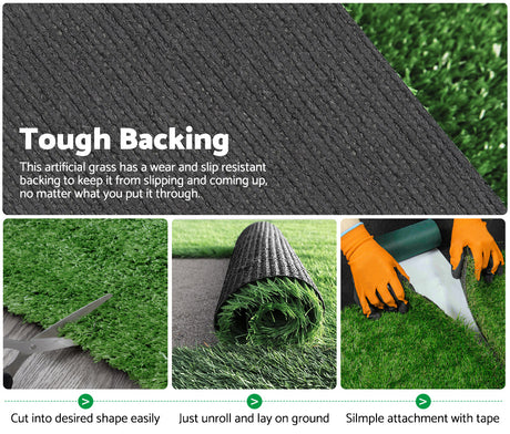 Mobi Artificial Grass 40mm/30mm/17mm/10mm Synthetic Fake Lawn Turf 2mx5m 2mx10m