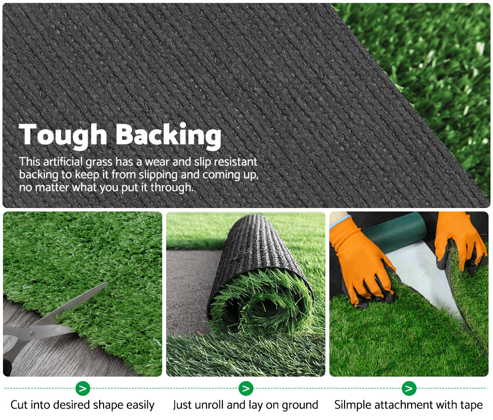 MOBI OUTDOOR Artificial Grass 17mm 2mx10m 20sqm Synthetic Grass