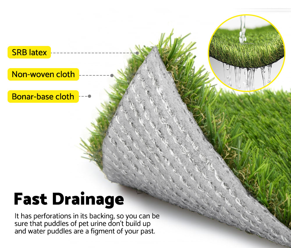 MOBI OUTDOOR Artificial Grass 30mm 2mx5m 10sqm Synthetic Grass