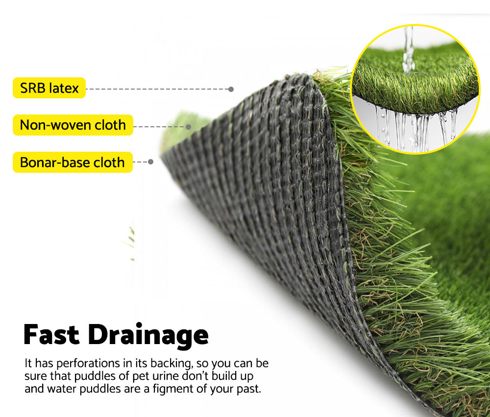 MOBI OUTDOOR Artificial Grass 40mm 2mx5m 10sqm Synthetic Grass