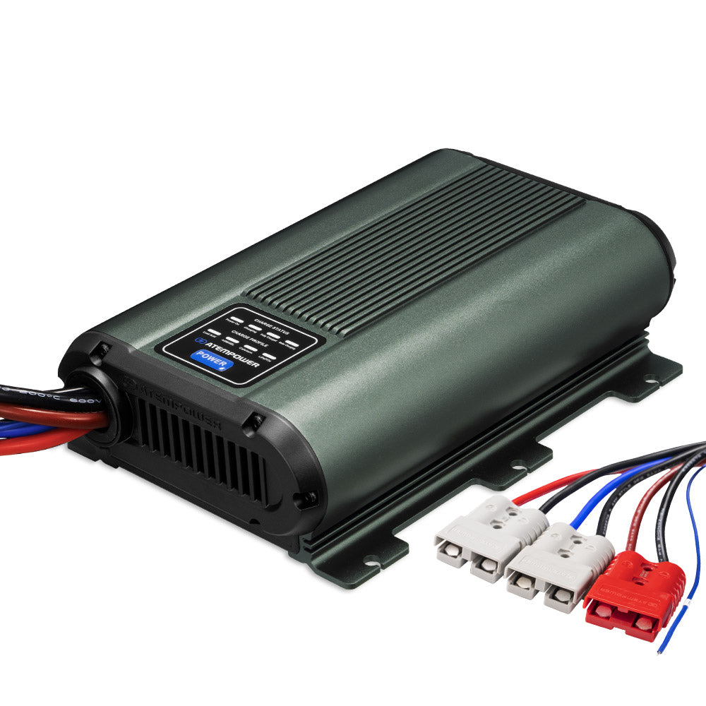 Atem Power 12V DC to DC Dual Battery Charger RV Caravan 20A 40A Battery Maintainer