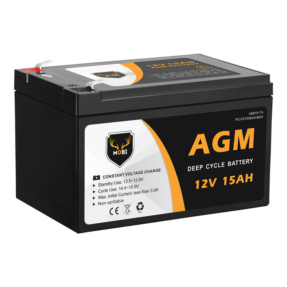 15AH 12V AGM Battery Deep Cycle