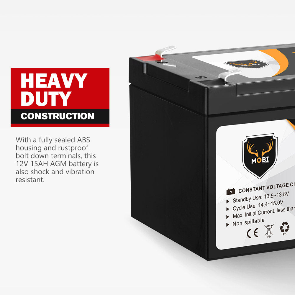 15AH 12V AGM Battery Deep Cycle