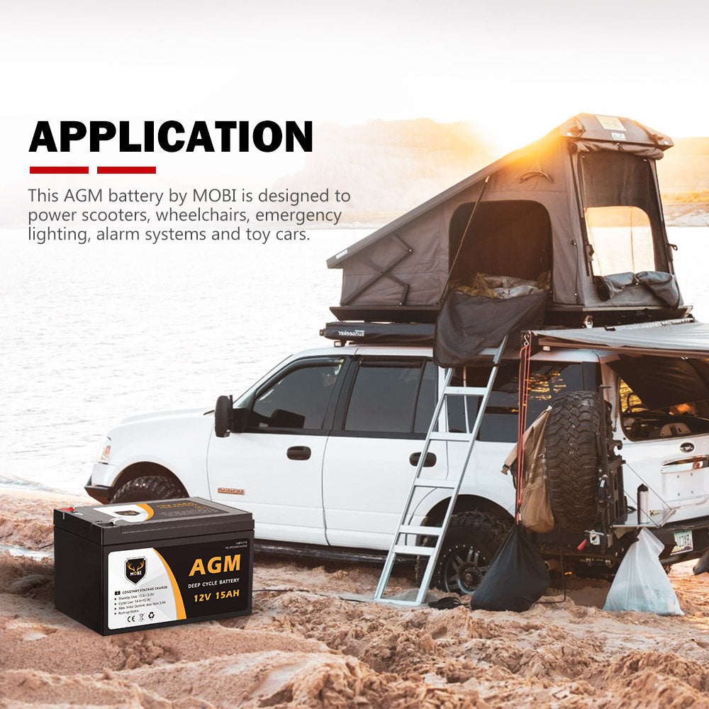 15AH 12V AGM Battery Deep Cycle