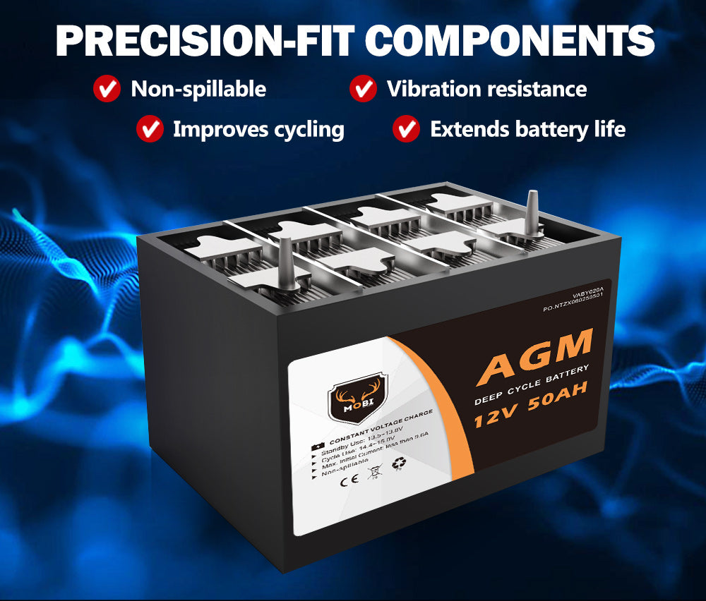 12V 50AH AGM Battery