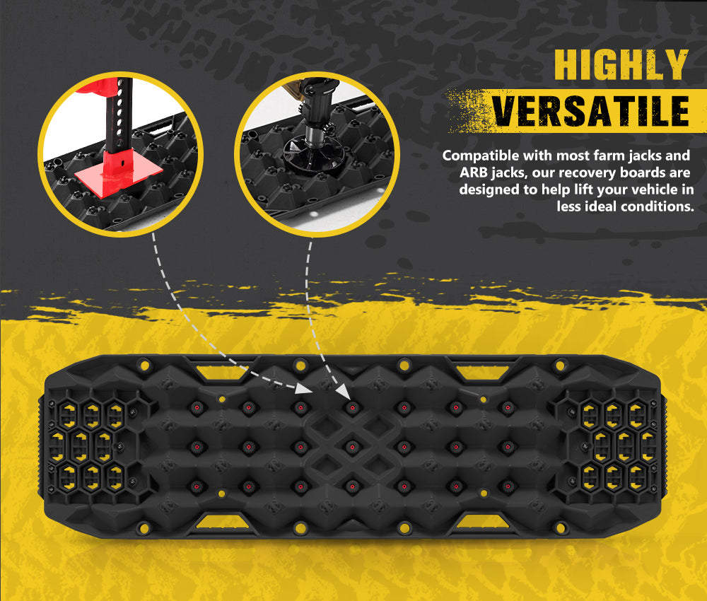 Bunker Indust Pair Recovery Tracks 25T With Steel Traction Plate Sand Snow Mud