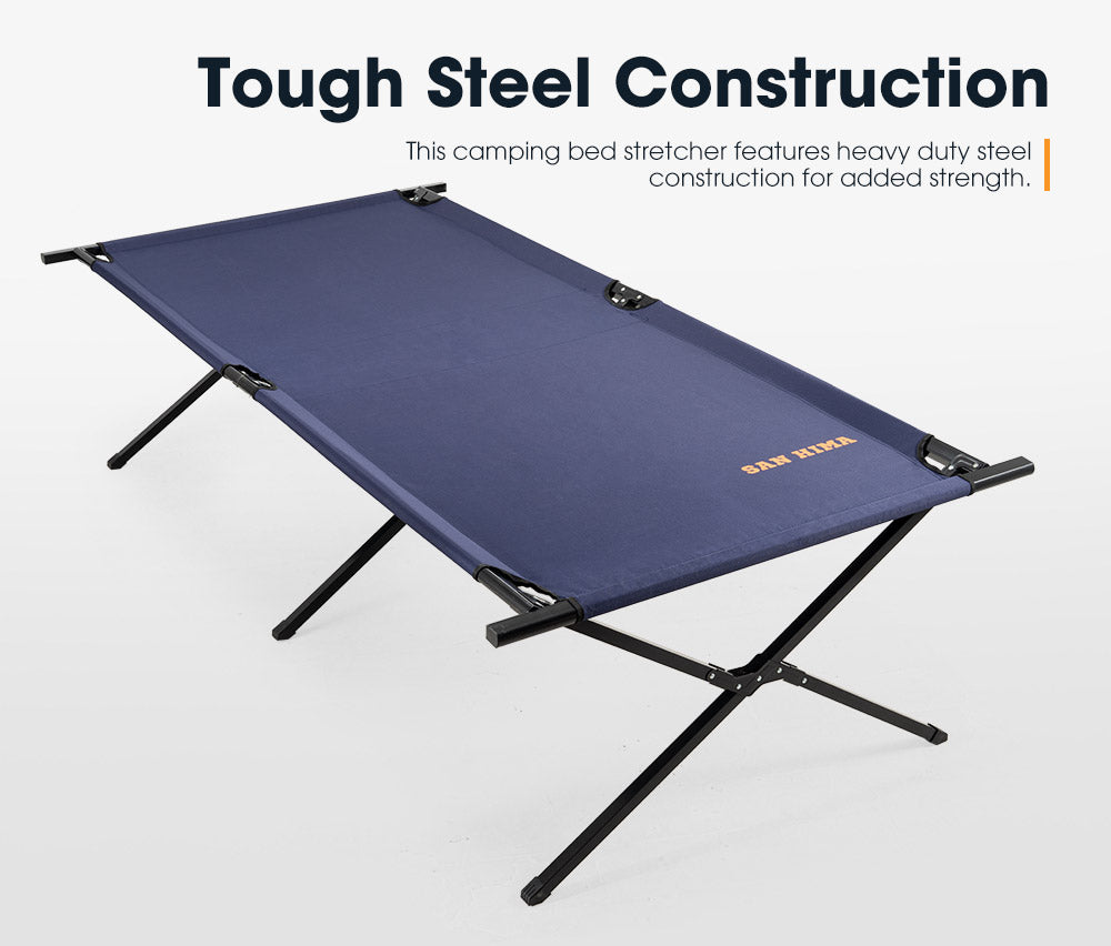 SAN HIMA Folding Camping Bed Stretcher Portable Light Weight With Carry Bag 4WD