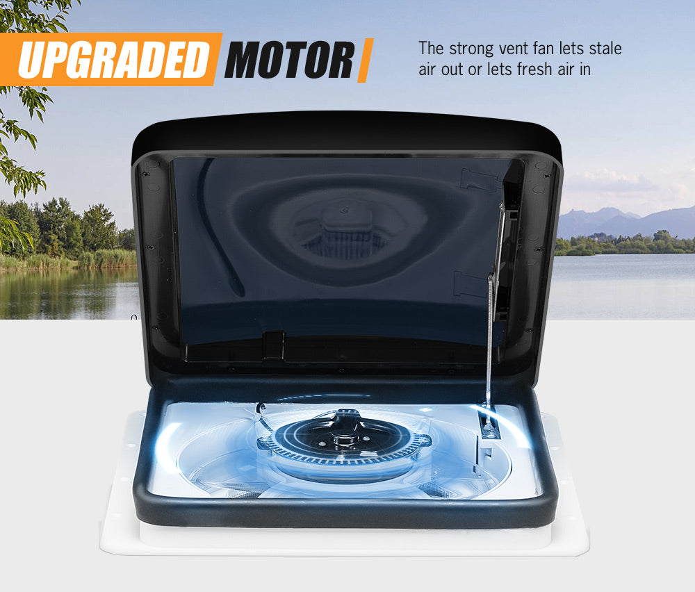 SAN HIMA Caravan RV Roof Vent Hatch Trailer Camper Motorhome 280x280mm
