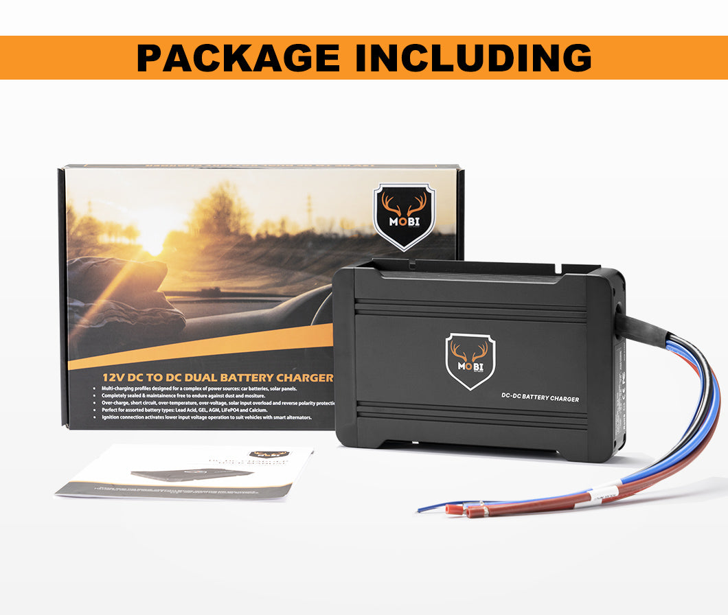 MOBI 12V 40A DC to DC Battery Charger MPPT Dual Battery System