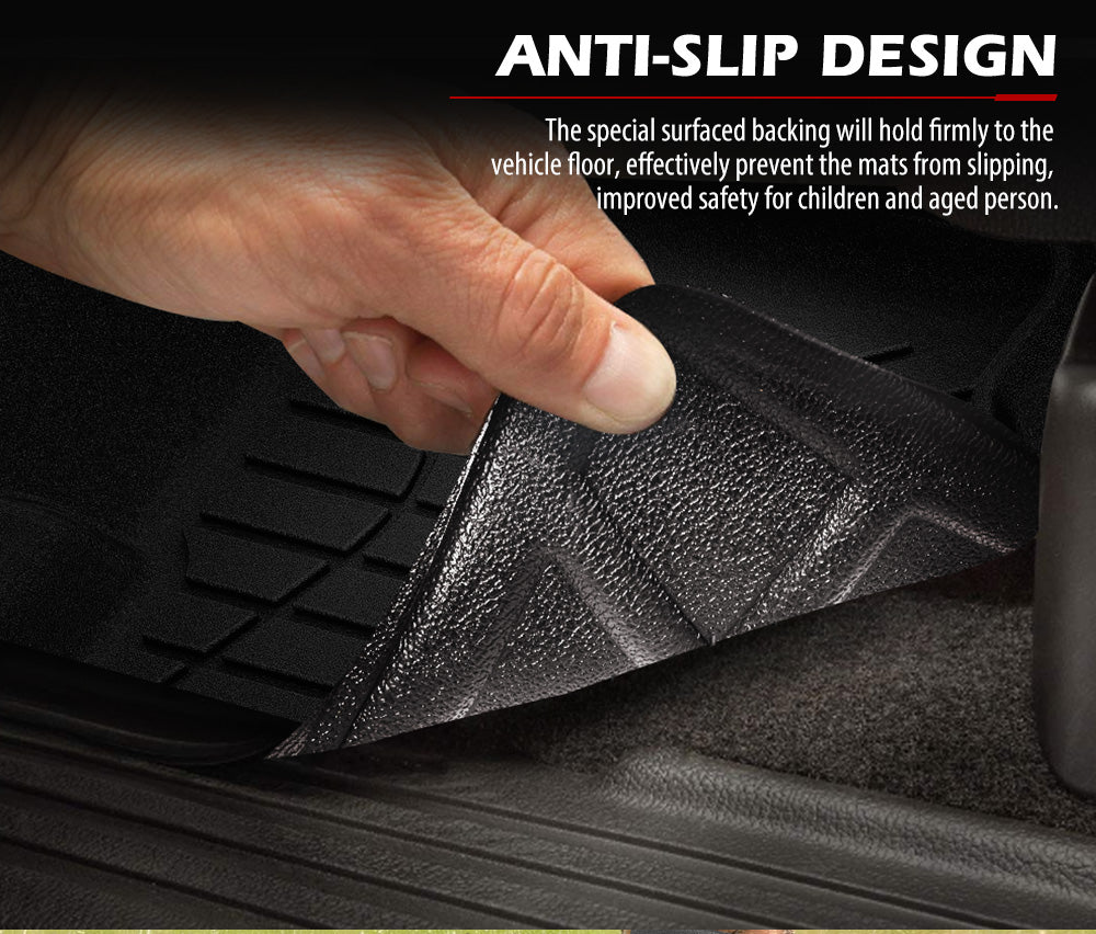 KIWI MASTER 3D TPE Car Floor Mats Liner Fit  ISUZU D-MAX DMAX Dual Cab MY 2012~2020 JULY