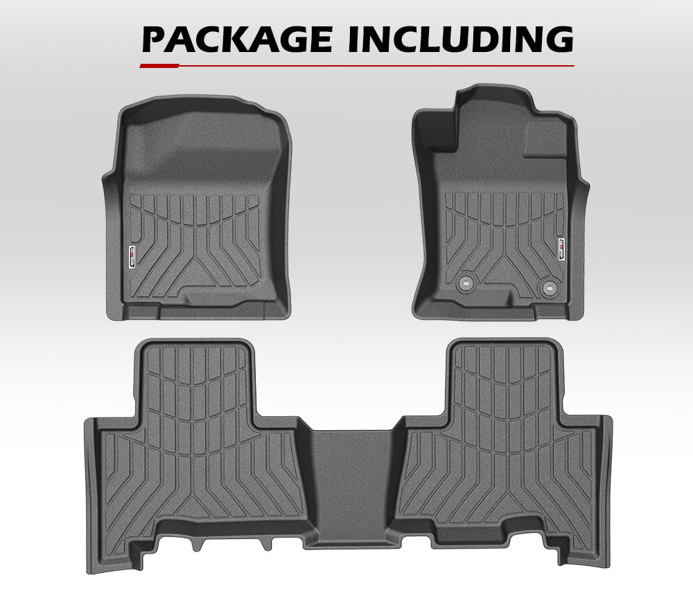 KIWI MASTER 3D TPE Car Floor Mats for Toyota Landcruiser Prado 150 MYÂ 2013-Current Automatic Transmission Models ONLY