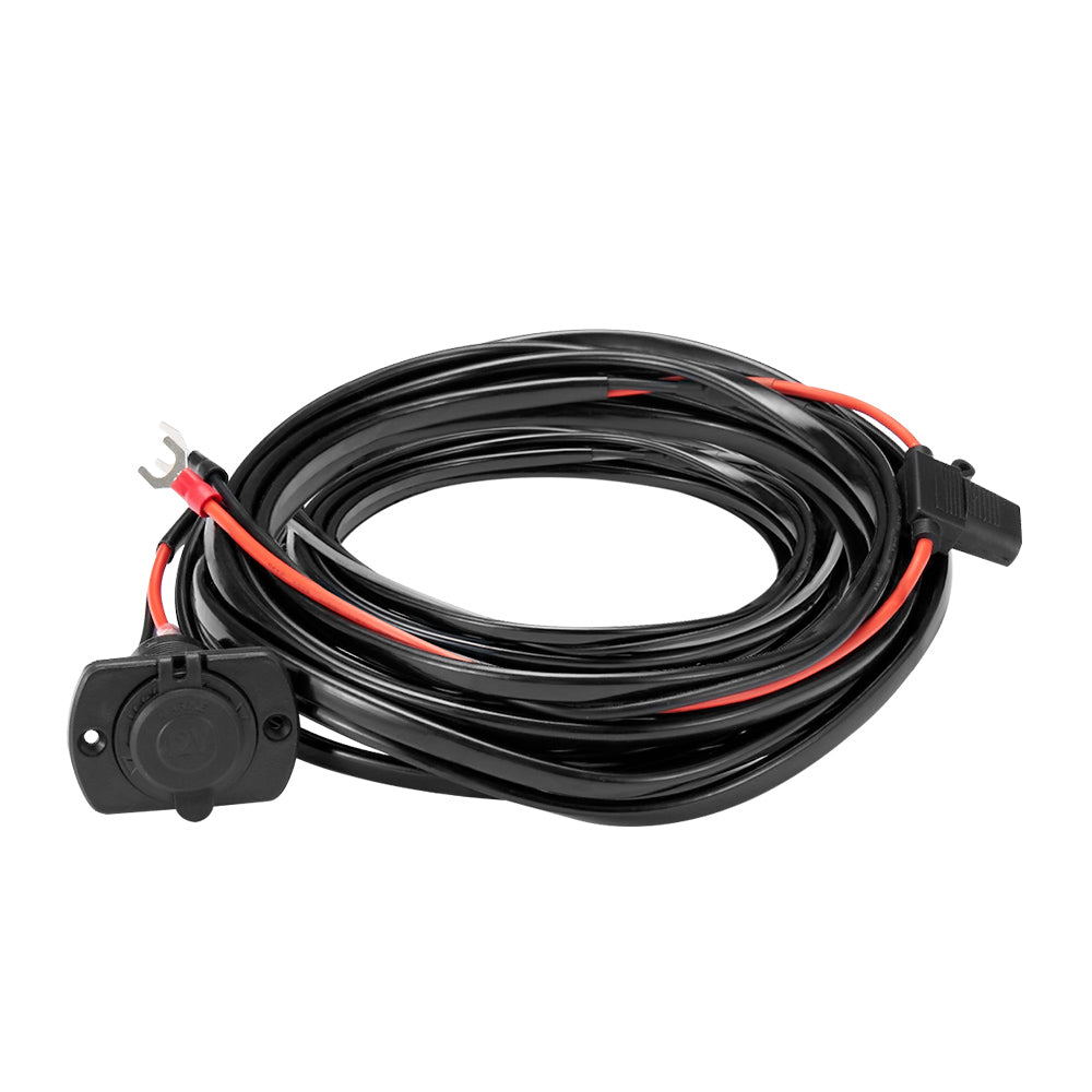 Atem Power 12V Fridge Wiring Kit 6M Cable DC Cig Socket Plug In-line Fuse 4WD