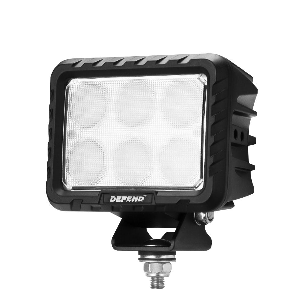 DEFEND INDUST Heavy Duty 6inch Square LED Work Light Flood Truck Driving Lamp Offroad 4x4