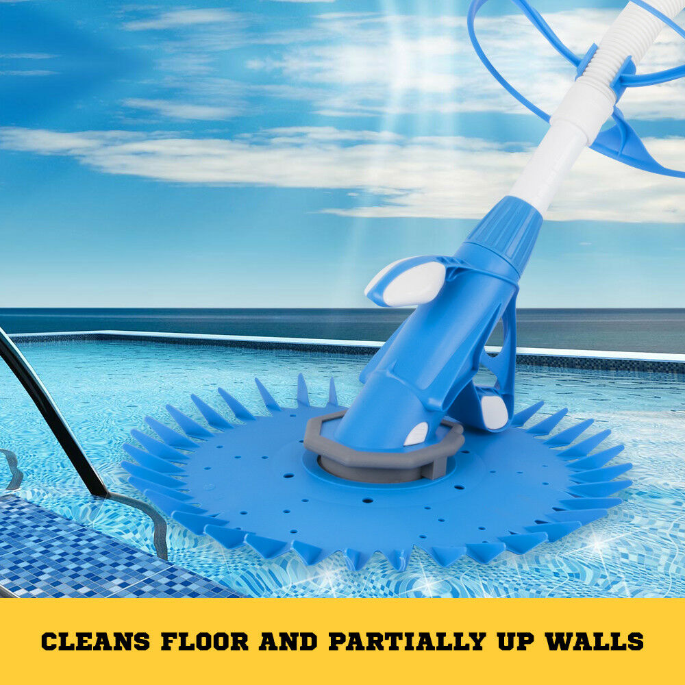 MOBI Swimming Pool Cleaner Floor Climb Wall Automatic Vacuum 10M Hose Leaf Catcher