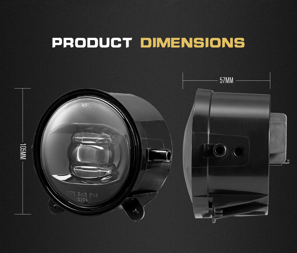 Defend Indust Pair PHILIPS LED Fog lights for ARB Deluxe Bullbar Offroad 4WD 4x4