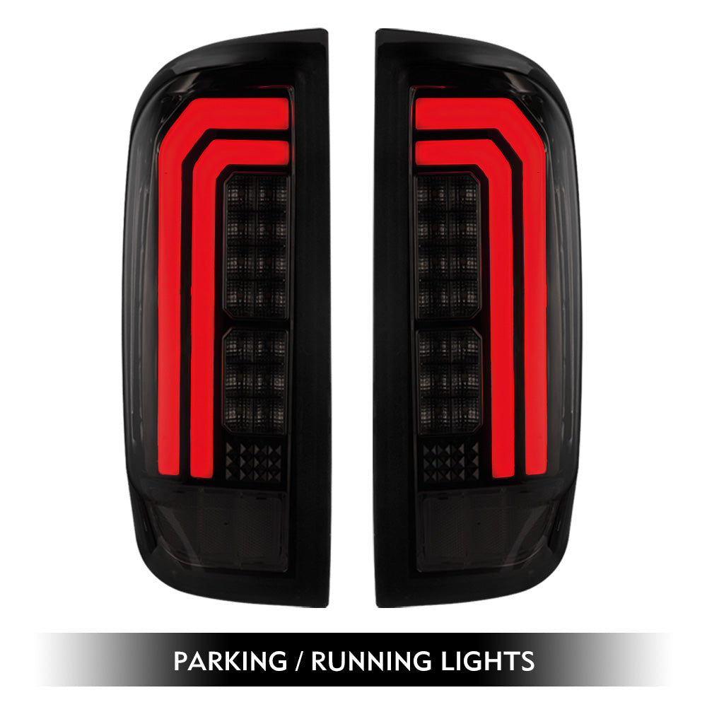 LED Tail Rear Lamp Lights Smoked For Nissan Navara NP300 D23 2015-2019