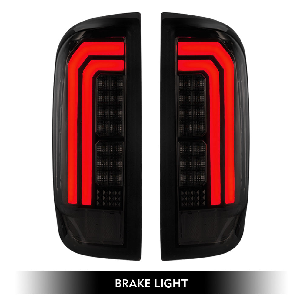 LED Tail Rear Lamp Lights Smoked For Nissan Navara NP300 D23 2015-2019