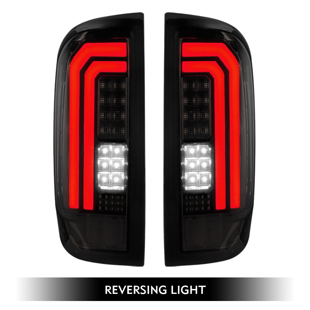 LED Tail Rear Lamp Lights Smoked For Nissan Navara NP300 D23 2015-2019