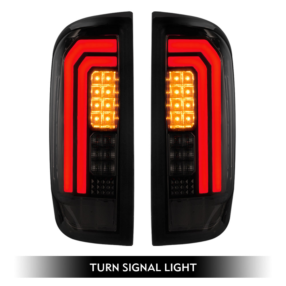 LED Tail Rear Lamp Lights Smoked For Nissan Navara NP300 D23 2015-2019