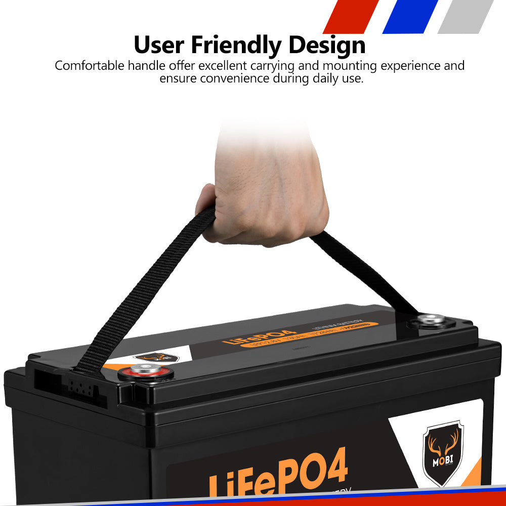 Mobi 12V 20AH 135AH 175AH 200AH 300AH Lithium Iron Battery LiFePO4 Deep Cycle