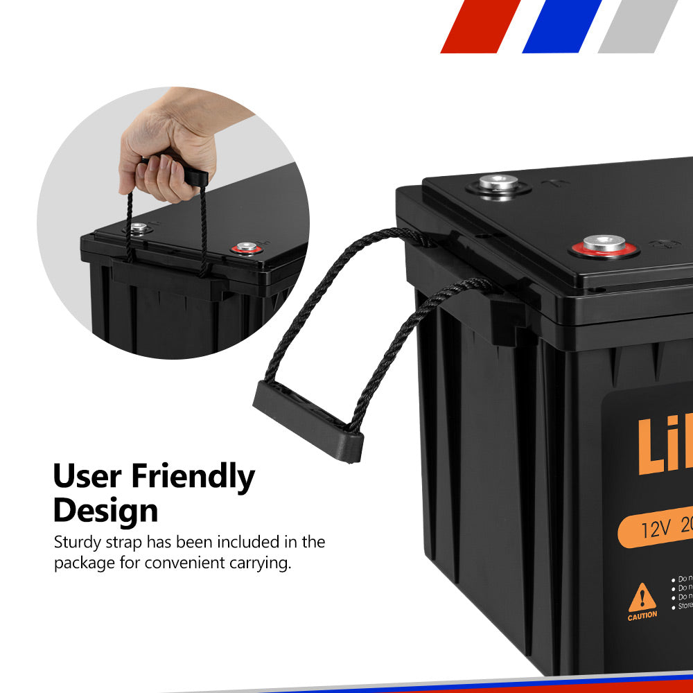 Mobi 12V 20AH 135AH 175AH 200AH 300AH Lithium Iron Battery LiFePO4 Deep Cycle