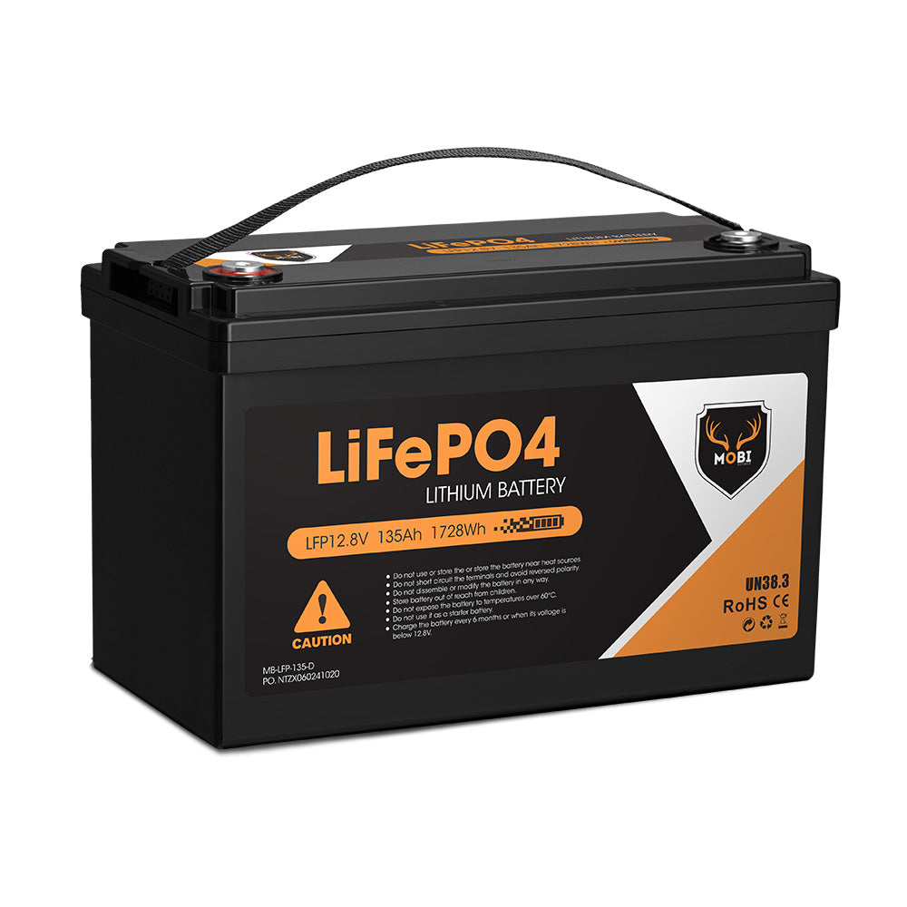 Mobi 12V 20AH 135AH 175AH 200AH 300AH Lithium Iron Battery LiFePO4 Deep Cycle