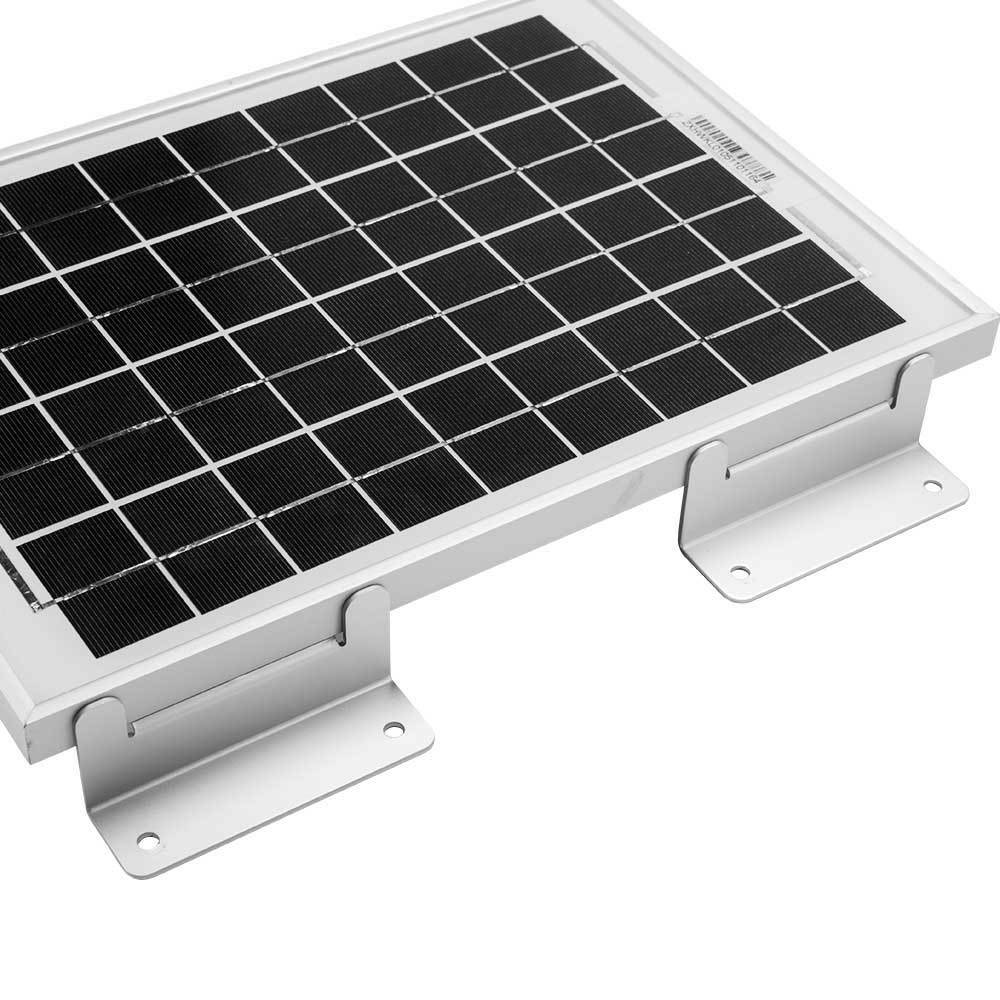 MOBI 4PCS Solar Panel Z Brackets Aluminum Mounting Set For Flat Curved Roof