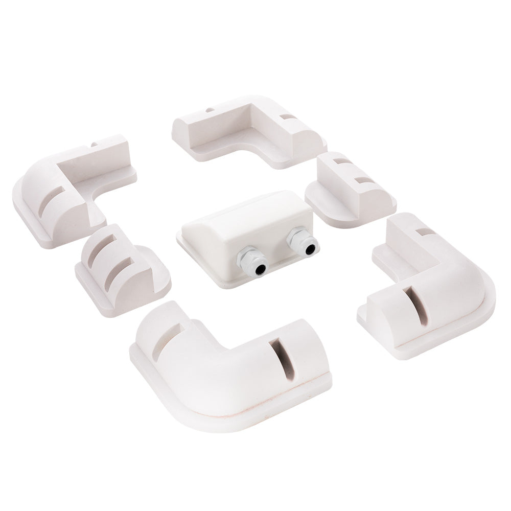 7Pcs Solar Panel Corner Mounting Brackets Kit