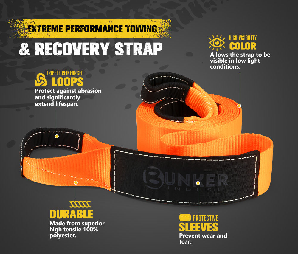 BUNKER INDUST 10 Piece Off-Road Recovery Kit