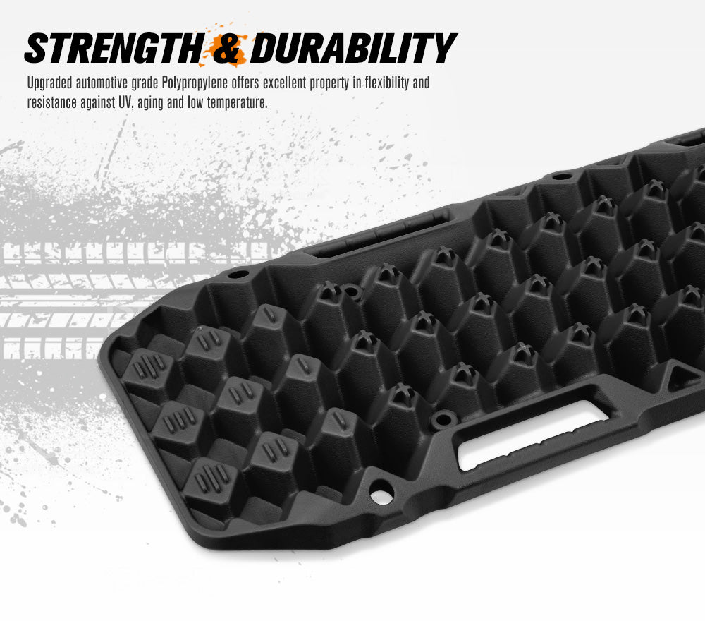 Bunker Indust 4WD Recovery Tracks /w Mounting Pins Jack Base Bag Snow Boards 4x4