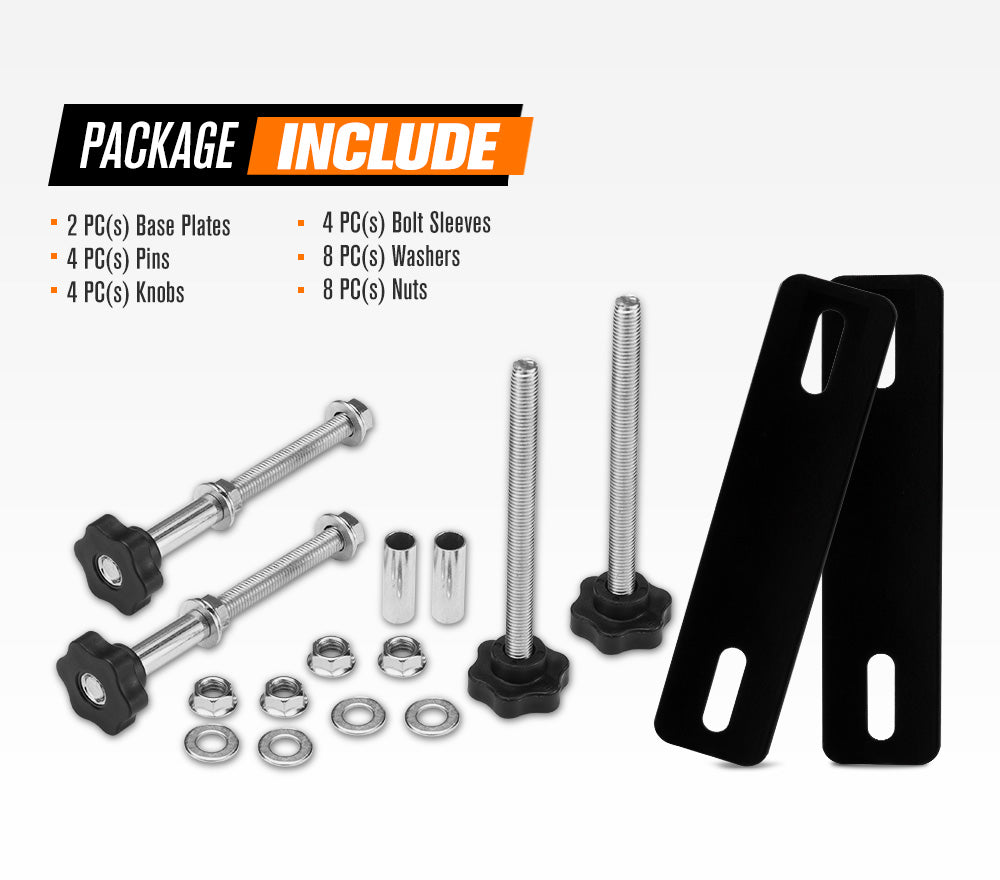 Fieryred Recovery Tracks /w Mounting Pins 15T Board 4WD Sand Track Snow Mud 4x4