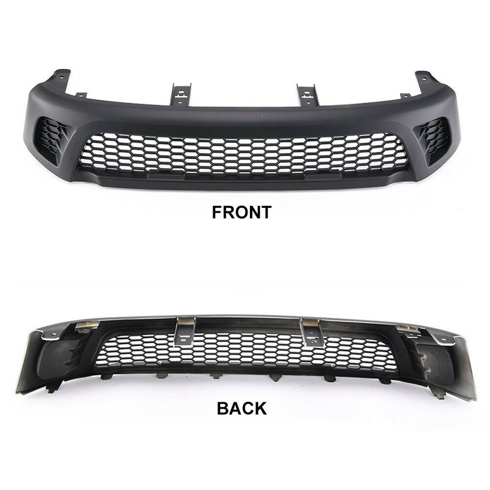 Front Grill Grille Matt Black Fit For Toyota Hilux Revo SR SR5 TRD 2015-2017 ABS