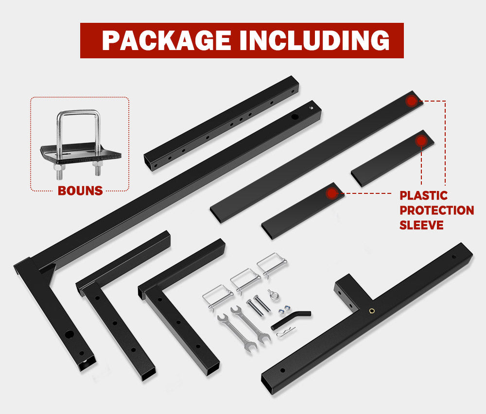 SAN HIMA Tow Bar Ladder Rack for Holden Colorado D Max Holden Rodeo