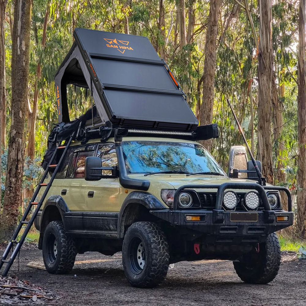 San Hima Kalbarri Gen 2 Roof Top Tent Hardshell With Ladder Camping 4x4 4WD