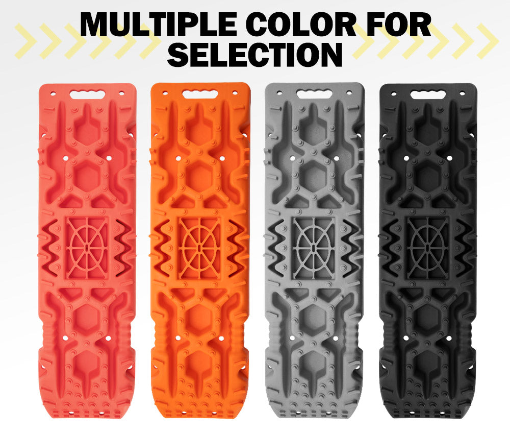 Recovery Tracks Sand Track Orange 10T Vehicle Sand Snow Mud 4WD Pair