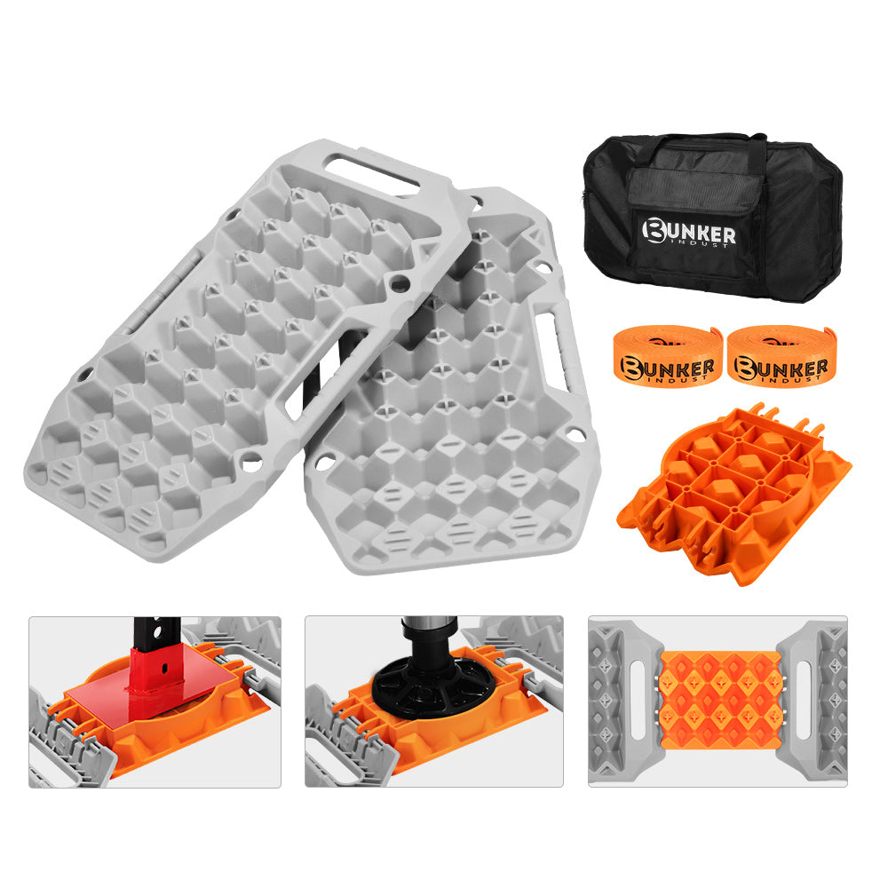 Bunker Indust Recovery Tracks Board MINI-PRO 15T Sand Tracks Mud 4WD Car Accessories 4x4