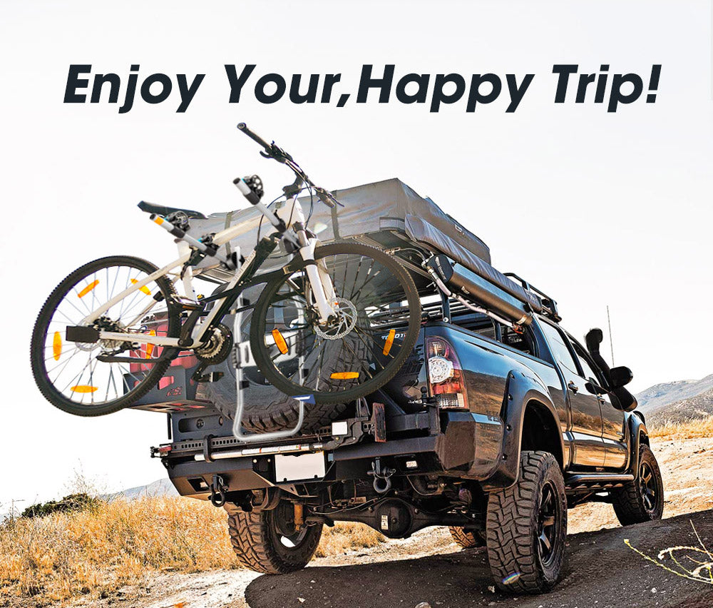 SAN HIMA 2 Bicycle Bike Carrier Spare Tire Rack Foldable