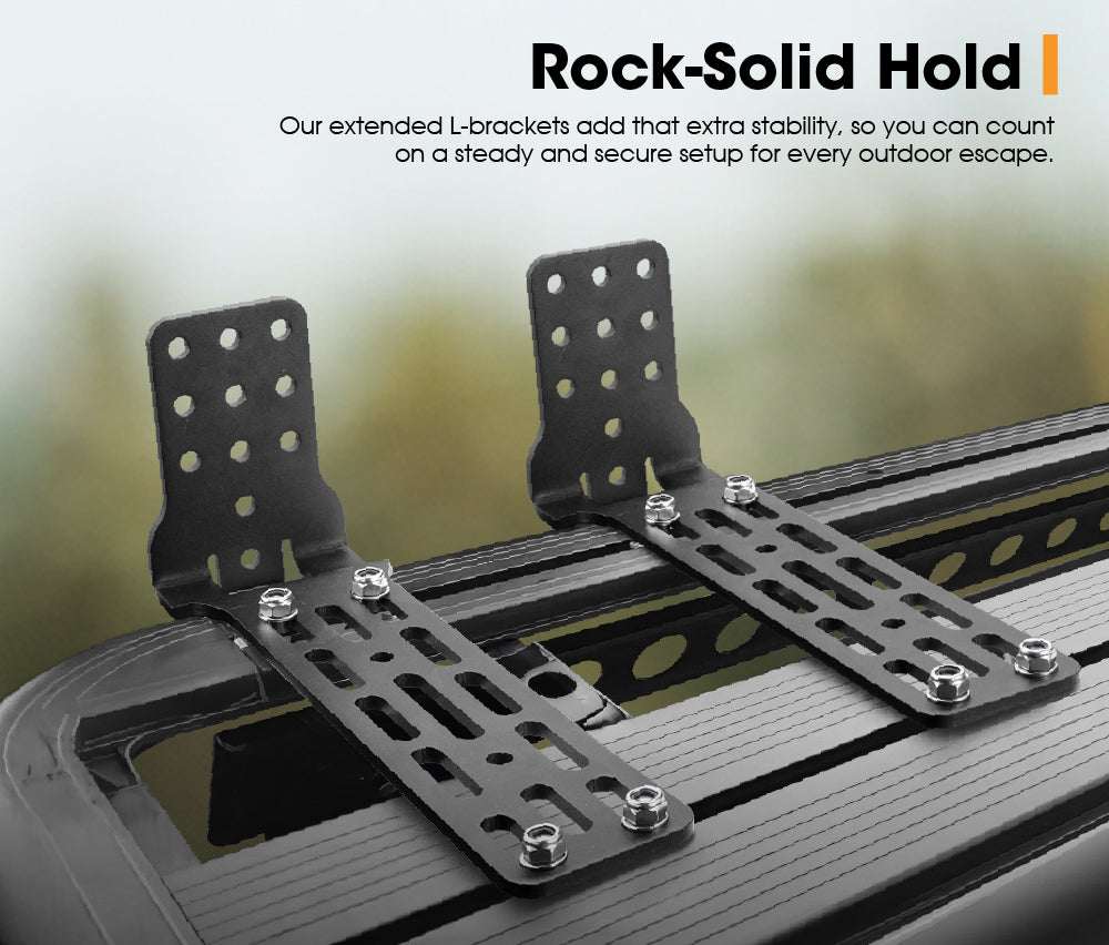 San Hima Long Awning "L" Bracket For 180 & 270 Awnings Powder Coated Steel