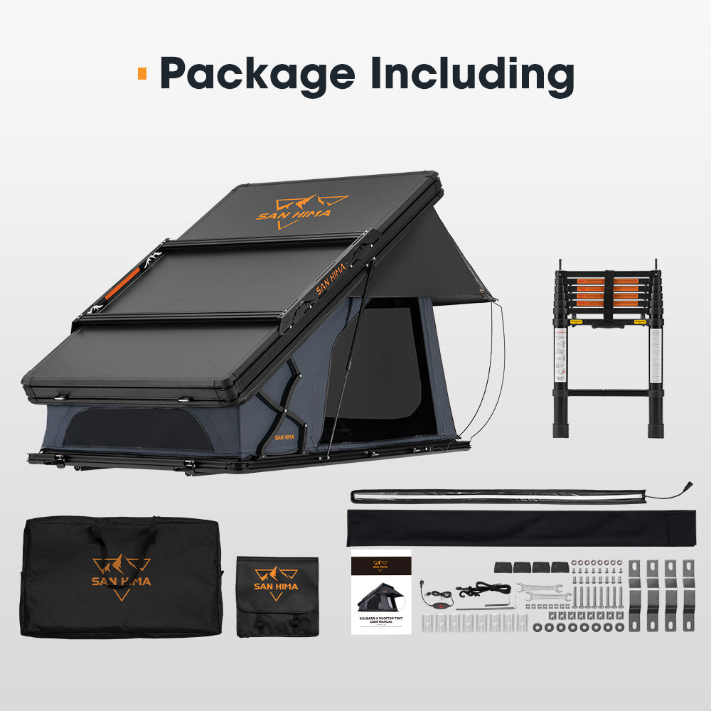 San Hima Kalbarri X Rooftop Tent Hardshell With Ladder Camping 4x4 4WD
