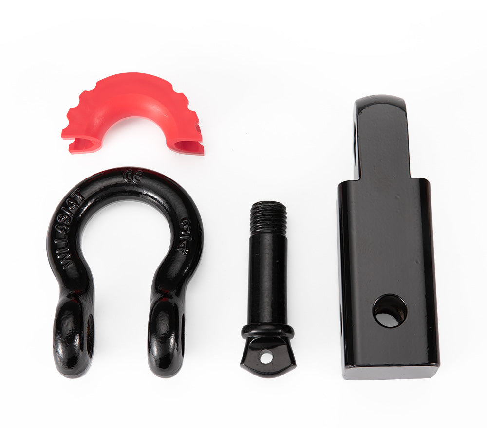 Bunker Indust 4.75T Recovery Hitch Receiver with Bow Shackle