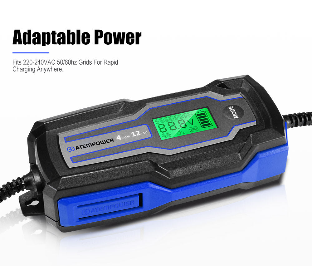 ATEM POWER 4A 6V/12V Smart Battery Charger