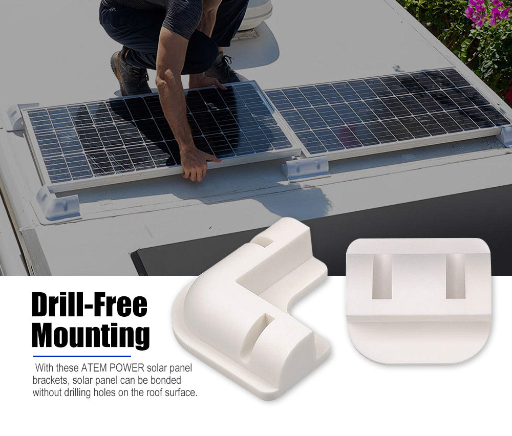 7Pcs Solar Panel Corner Mounting Brackets Kit